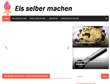 Tablet Screenshot of eis-selber-machen.net